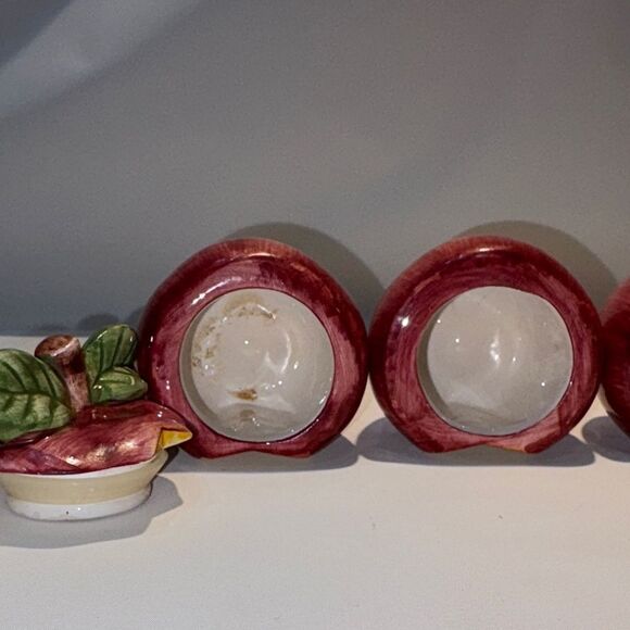 Apple Shaped Ceramic Containers - Picture 10 of 10